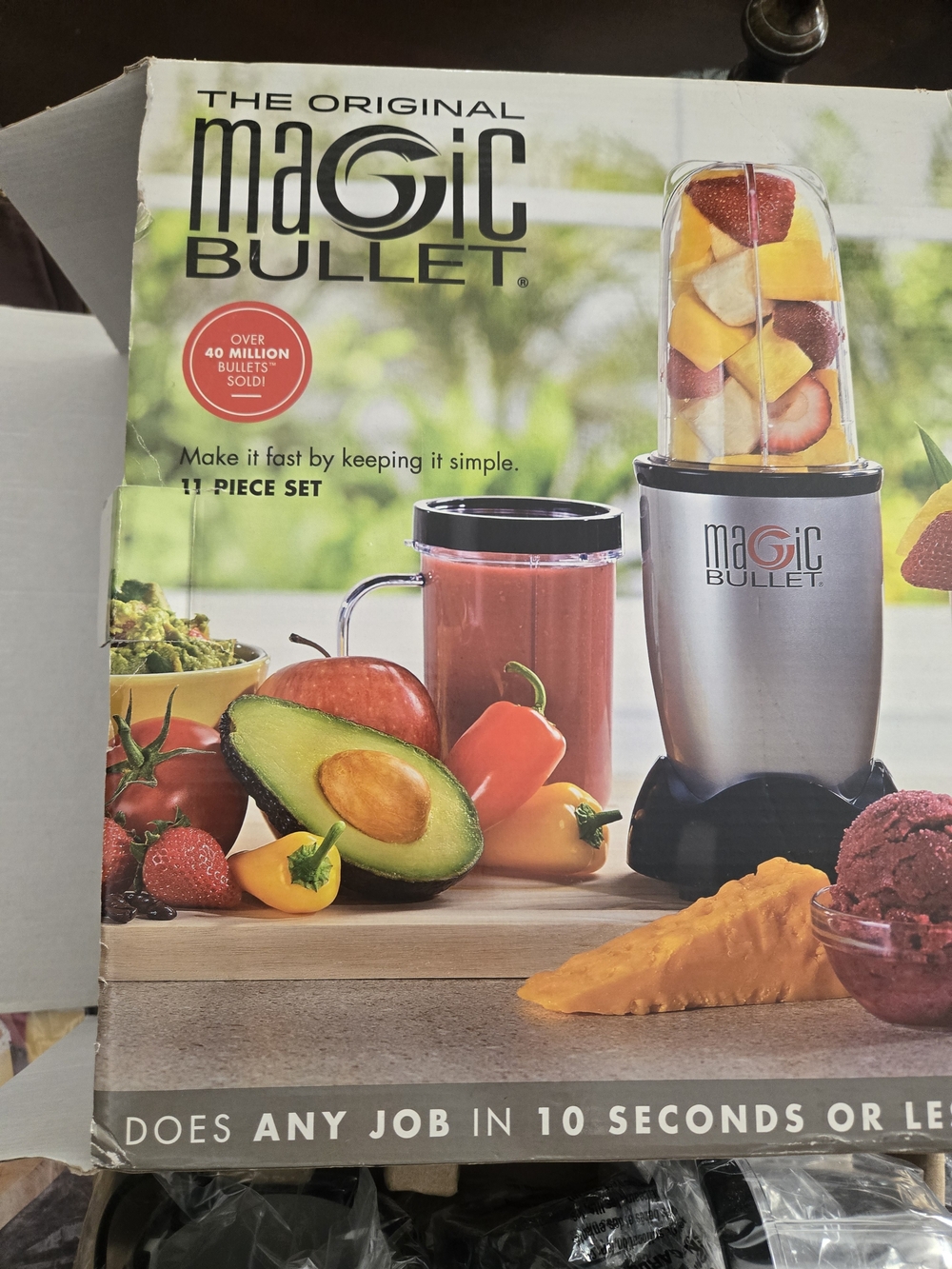 The Original Magic Bullet High Speed Blender Mixer 11 piece set  NEW IN BOX